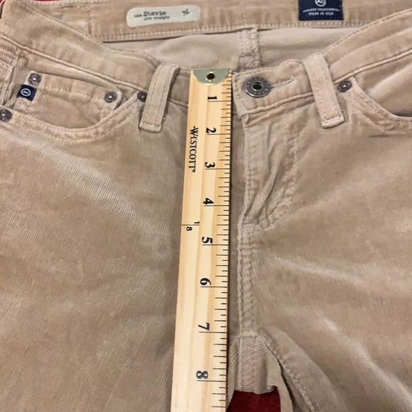 AG The Stevie Slim Straight Corduroy Pants Size 25 - Picture 11 of 12